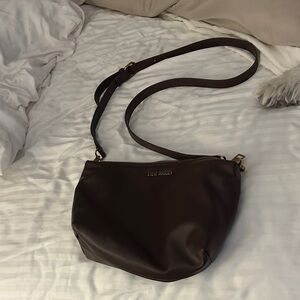 Steve Madden Dark Brown Crossbody Bag